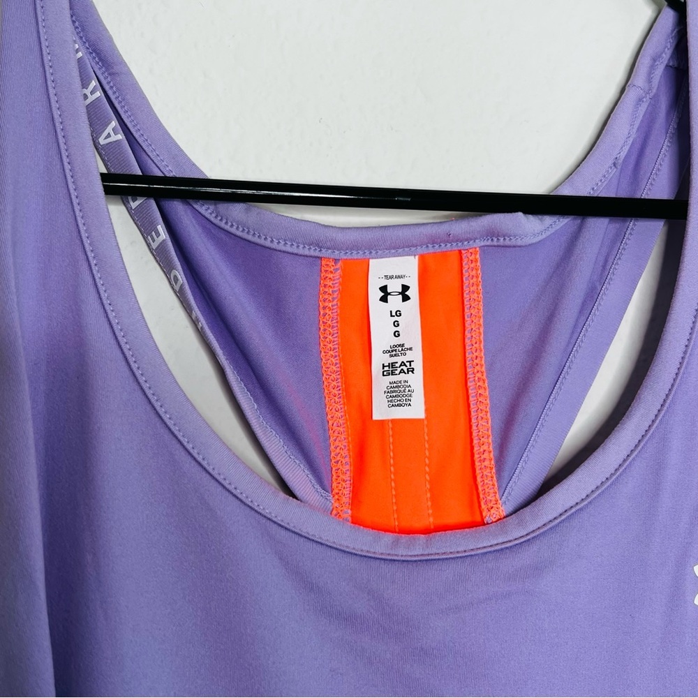 Under Armour Purple Razorback Tank - Picture 3 of 3